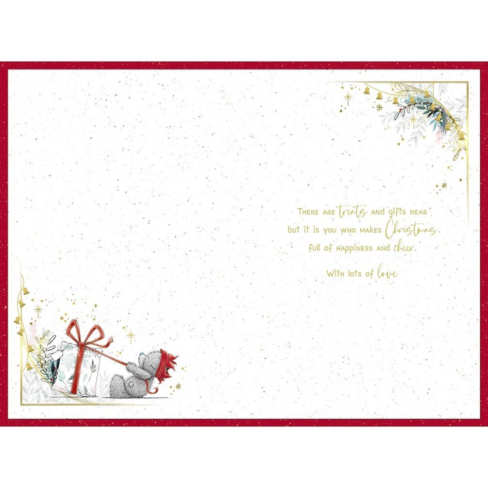 Brilliant Son Verse Me to You Bear Christmas Card Extra Image 1